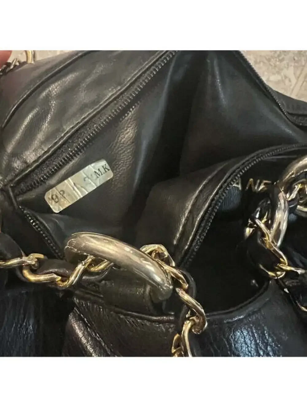 Chanel Black Canvas CC Chain Bucket Bag - Made in Italy - Rare Piece